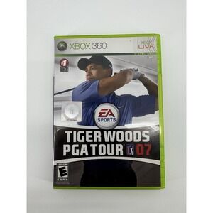 Tiger Woods PGA Tour 07 Microsoft Xbox 360 EA Sports CIB With Manual